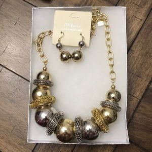 Nickel and Lead Free earring and necklace set.